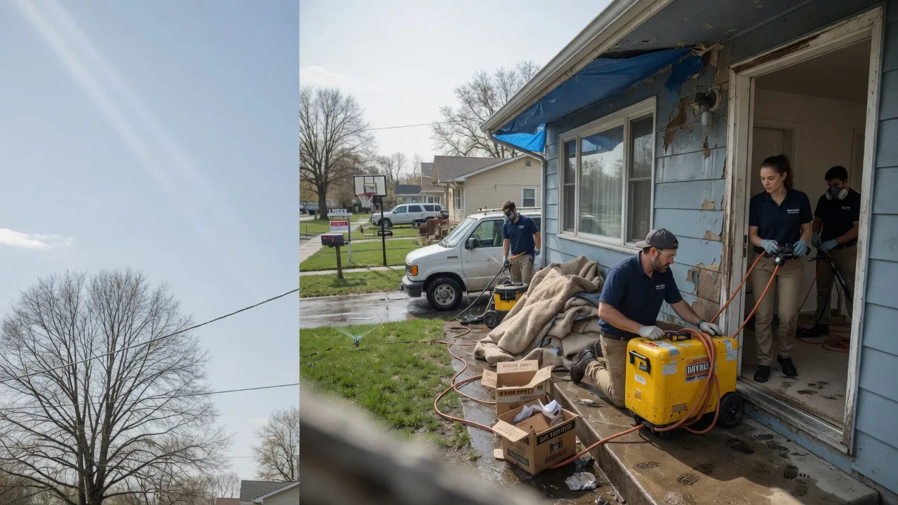 Basement Flood Cleanup in Fremont, MI near me